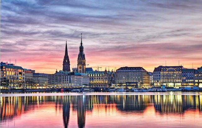 Hamburg Cityscape River Paint By Numbers