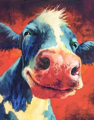 Happy Cow Calf Paint By Numbers