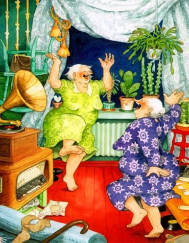 Happy Fat Ladies Paint By Numbers