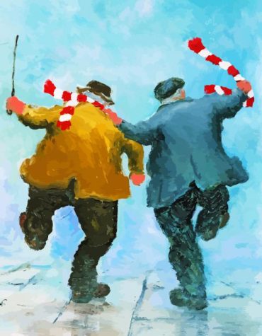 Happy Old Men Paint By Numbers