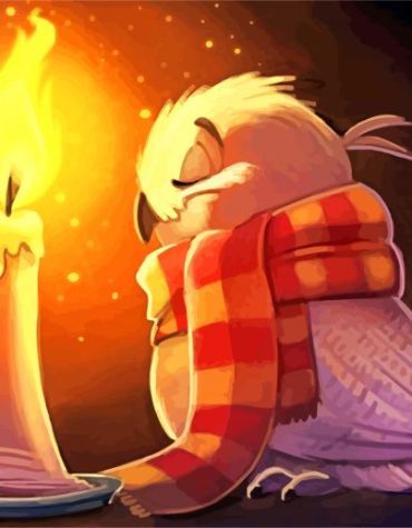 Hedwig Owl Magic Paint By Numbers