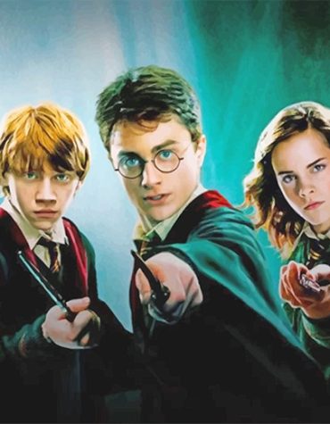 Magical Hogwarts Wizard Paint By Numbers