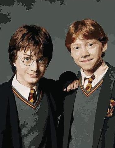 Harry Potter Wizarding Duo Paint By Numbers
