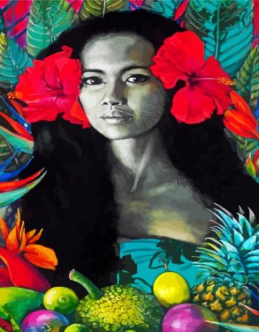 Hawaiian Women Paint By Numbers