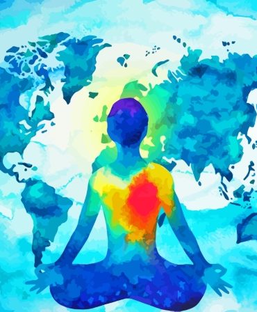 Heal The World Abstract Paint By Numbers