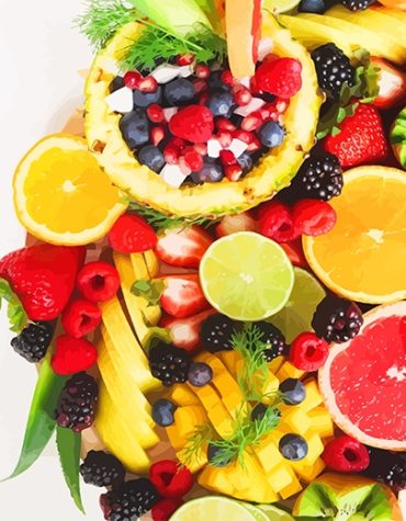 Colorful Fruit Health Paint By Numbers