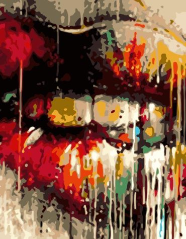 Colorful Lips Paint By Numbers