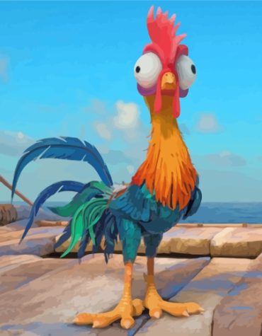 Hei Hei Disney Rooster Paint By Numbers