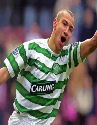 Henrik Larsson Sports Icon Paint By Numbers