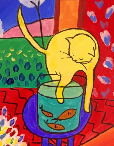 Henri Matisse Cat and Fish Paint By Numbers
