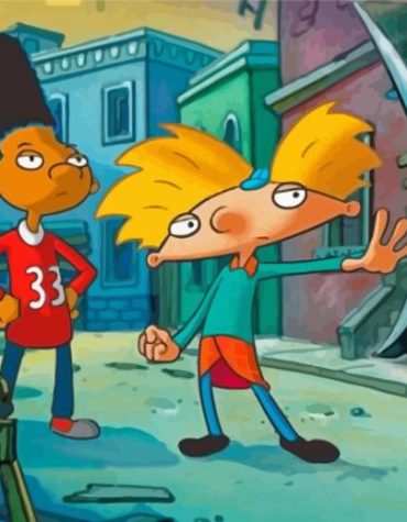 Hey Arnold Cartoon Paint By Numbers