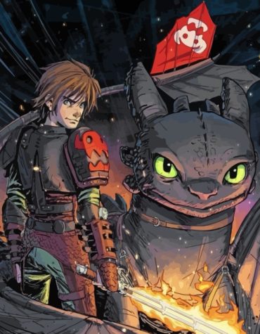 Hiccup and Toothless Adventure Paint By Numbers