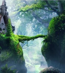Enchanted Jungle Castle Paint By Numbers
