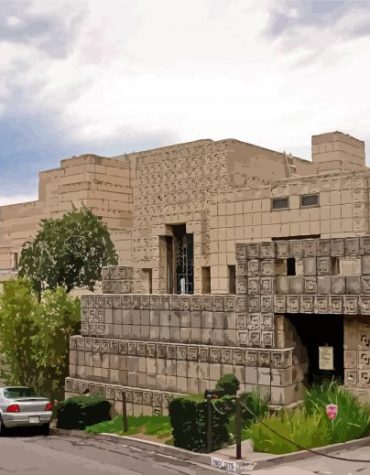 Exploring Ennis House Los Angeles Paint By Numbers