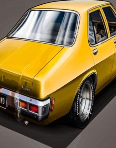 Classic Holden HQ Kingswood Paint By Numbers