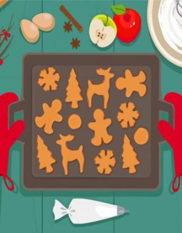 Festive Baking Paint By Numbers