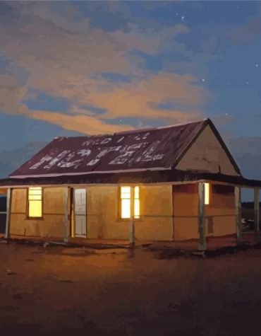 Outback Night Home in Australia Paint By Numbers