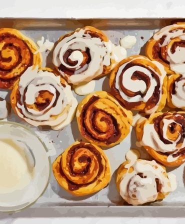 Delicious Cinnamon Buns Paint By Numbers
