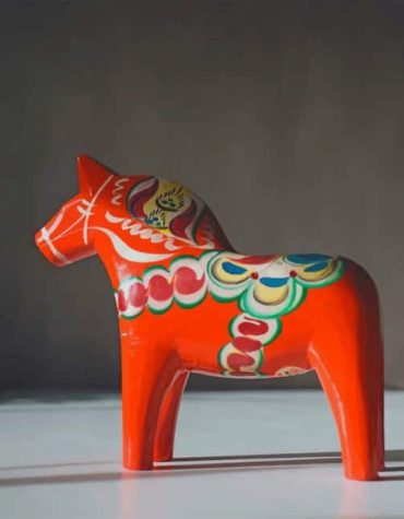 Dala Horse Swedish Culture Paint By Numbers