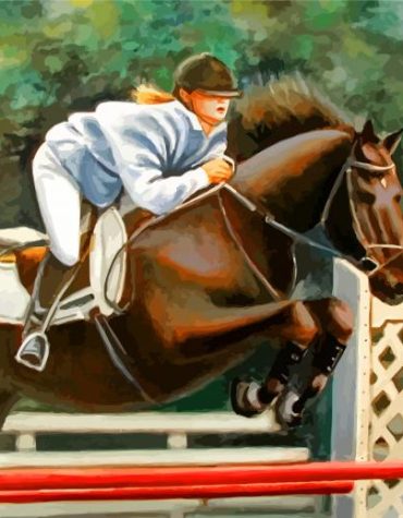 Horse Racing Adventure Paint By Numbers
