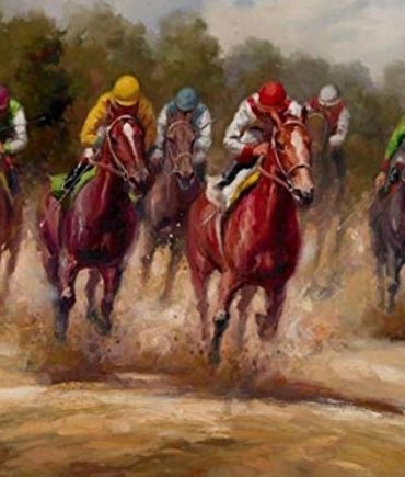 Horse Racing Animals Paint By Numbers