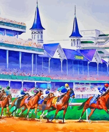 Horse Race Adventure Paint By Numbers