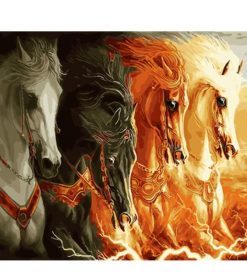 Hellish Horse Paint By Numbers