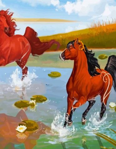 Majestic Horses Paint By Numbers