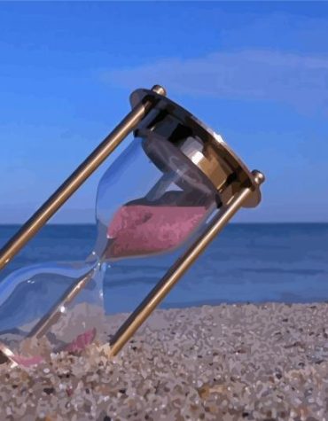 Hourglass Seascape Paint By Numbers