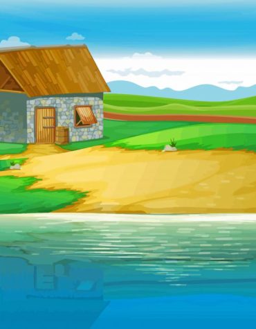 House by the River Paint By Numbers