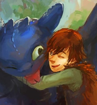 Hiccup Dragon Adventure Paint By Numbers