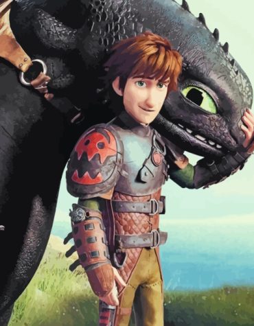 Hiccup and Toothless Paint By Numbers