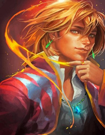 Howls Moving Castle Character Paint By Numbers