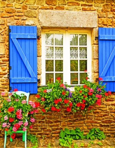 Colorful Hydrangeas Floral Paint By Numbers