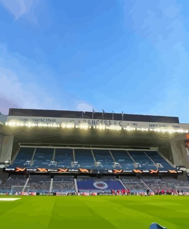 Glasgow Ibrox Stadium Paint By Numbers