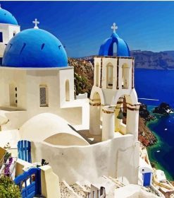 Ilios Santorini Architecture Paint By Numbers