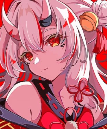 Nakiri Ayame Anime Paint By Numbers