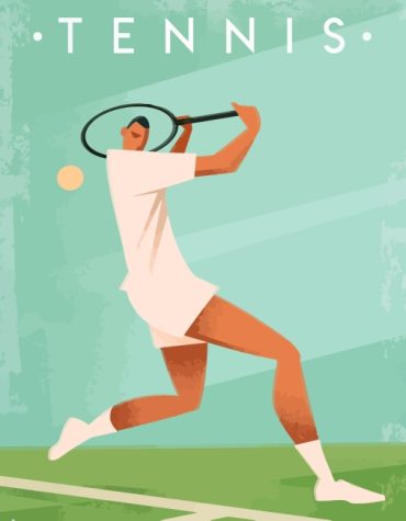 Sports Tennis Player Paint By Numbers