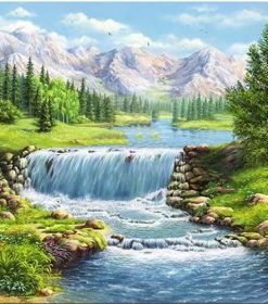 Serene River Landscapes Paint By Numbers