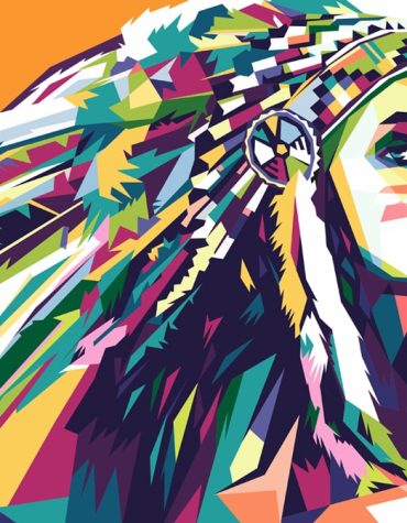 Indian Girl Pop Art Paint By Numbers