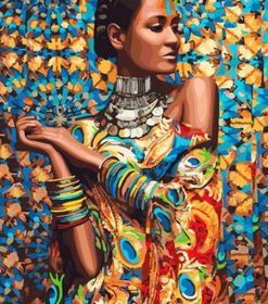 Indian Woman Paint By Numbers