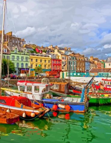 Explore Cobh Harbour Seascape Paint By Numbers