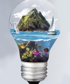 Floating Island Seascape Paint By Numbers