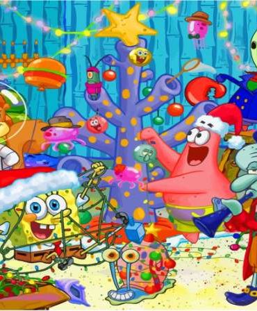 Christmas SpongeBob Episode Paint By Numbers