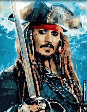Captain Jack Sparrow Paint By Numbers