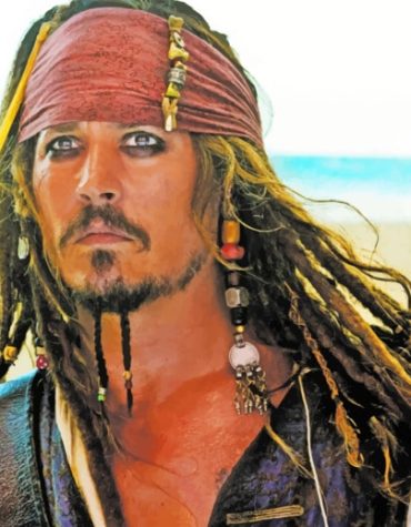 Jack Sparrow Caribbean Adventure Paint By Numbers