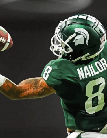 Jalen Nailor Football Star Paint By Numbers