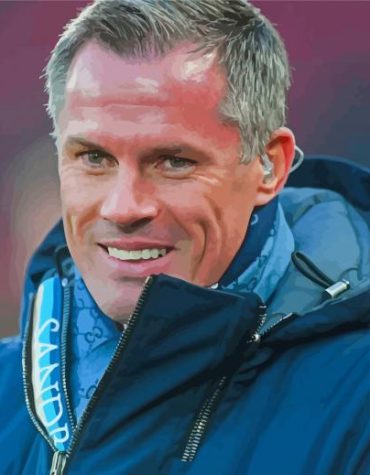 Jamie Carragher Football Star Paint By Numbers