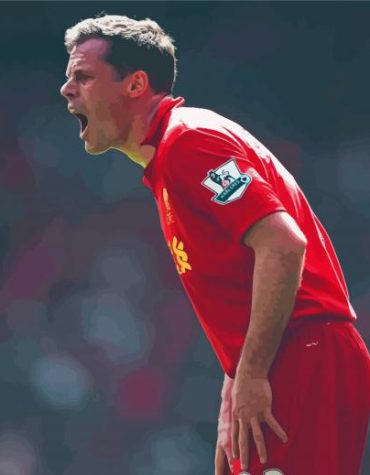 Jamie Carragher Football Legend Paint By Numbers