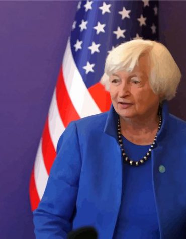 Janet Yellen American Icon Paint By Numbers